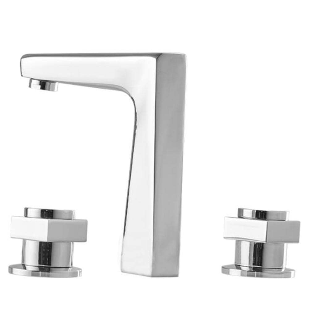 VDOQTLJT Bathroom Faucet Three Hole Split Type Double Handle Basin Hot Water and Cold Brass Bathtub