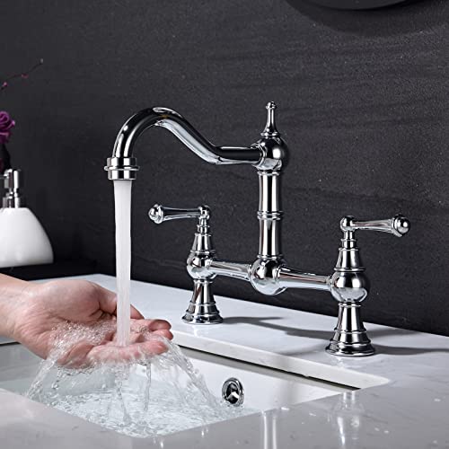 Mitigeur de cuisine eau chaude et froide pour grand évier - 3
