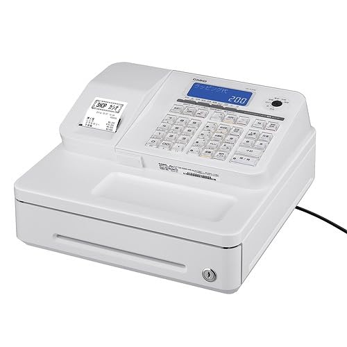 Amazon.co.jp: CASIO(カシオ) レジスター (10部門) ホワイト SR-S200 