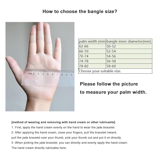 Natural Purple Agate Bangle Thick Bracelet Women - Image 7