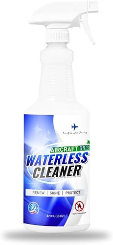 ACCC Limpiador multisuperficie sin agua de alta calidad, 16 onzas, ideal para automóviles, aviones, bicicletas, solución de limpieza ecológica para