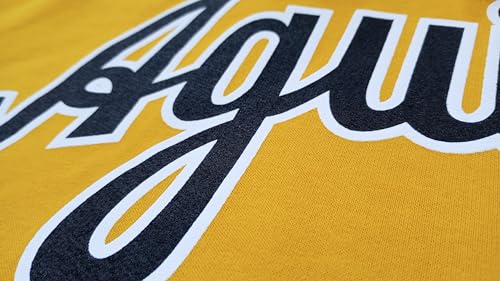 Aguilas - Yellow Gold Hooded with Black-White logo2