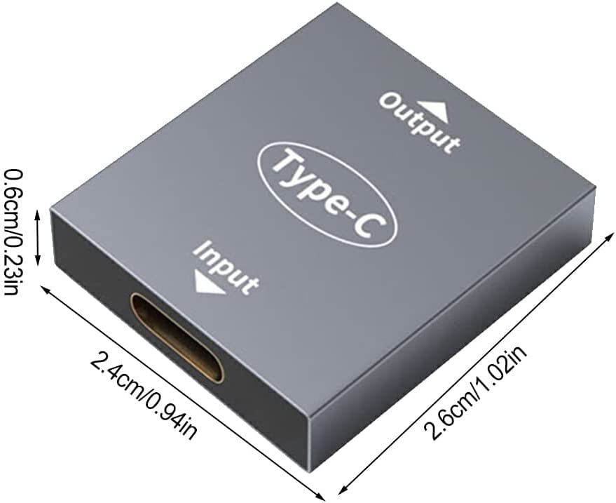 Image of Tobo Charging Adapter Travelling Accessories Firm Structure High Speed Charge Widely Applicable Phone Supplies Type-c Converter (Type-c Dual Female)