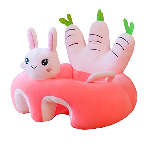 M&Q Le Petit Canapé des Enfants De Bande Dessinée De Bébé Siège De Sécurité pour Bébé Jouets en Peluche,Rose