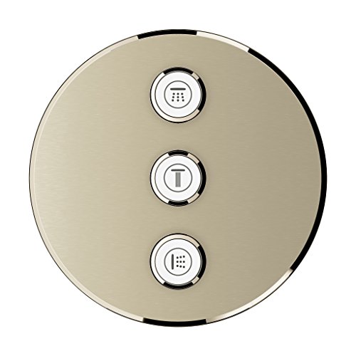 Grifo de control de volumen triple GROHE 29122EN0 para ducha, acabado níquel cepillado miniatura 2