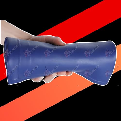 Image of valorous Farmers Thigh Long Height Gumboots for Farmers Safety Natural Pvc & Latex Material | Navy Blue Waterproof Paddy Field & Agriculture Boot | Durable Long Gumboots 85cm