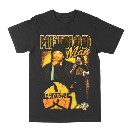 50th Anniversary of Hip-Hop Artists Method Man - Collage Black Small T-Shirt