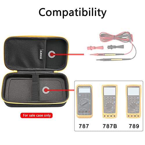RLSOCO Hard Case for Fluke 789/787B/787 Process Meter (Case Only)