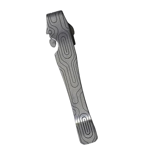 Donk! Pocket Clip compatible with Leatherman Wave Wave Plus+ Alpha Surge & Charge AL ALX Ti XTi - Titanium TC4 - Custom Designs - Quick Release - Extra Carry Options Norwegian Wood