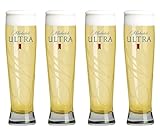 Michelob Ultra Altitude Tall Pilsner Glass | Set of 4 Glasses