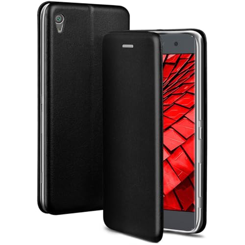 ONEFLOW Business Case für Sony Xperia XA Handyhülle klappbar mit Standfunktion, Klapphülle Flipcase Cover Dünn, PU Leder Hülle mit Kartenfach, 360 Grad Schutzhülle, Schwarz ONEFLOW Business Case für Sony Xperia XA Handyhülle klappbar mit Standfunktion, Klapphülle Flipcase Cover Dünn, PU Leder Hülle mit Kartenfach, 360 Grad Schutzhülle, Schwarz