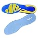 SOFIT Semelles Gel - Semelles Orthopédique Sport Silicone Ultra Confort, Basket avec Gel, Shock Absorbant pour Marcher et Courir, Semelles de Confort pour Hommes et Femmes,Bleu, 39-42EU