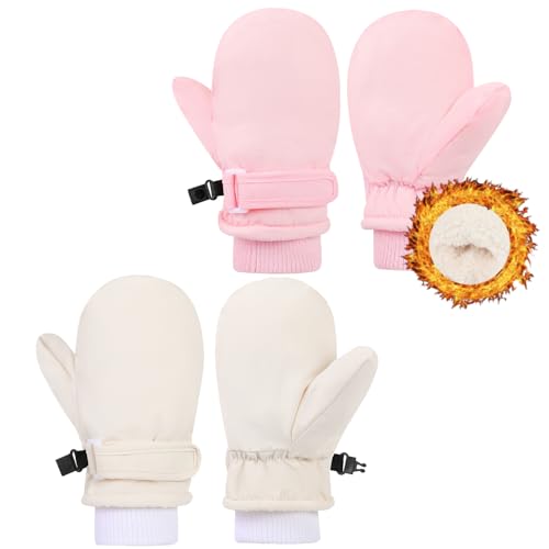 Kuneuii Toddler Mittens Kids Waterproof Gloves Kid Winter Mitten For Boy Girl Ski Glove Warm