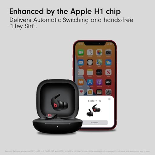 Beats Fit Pro (1st Gen) - True Wireless Noise Cancelling Earbuds - Active Noise Cancelling - Sweat Resistant Earphones, Compatible with Apple & Android, Class 1 Bluetooth®- Beats Black