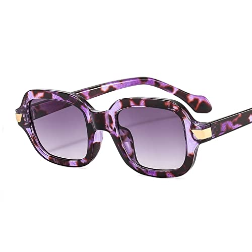 Lunettes de soleil femmes carrées grand format au filtre anti-lumière bleue moderne