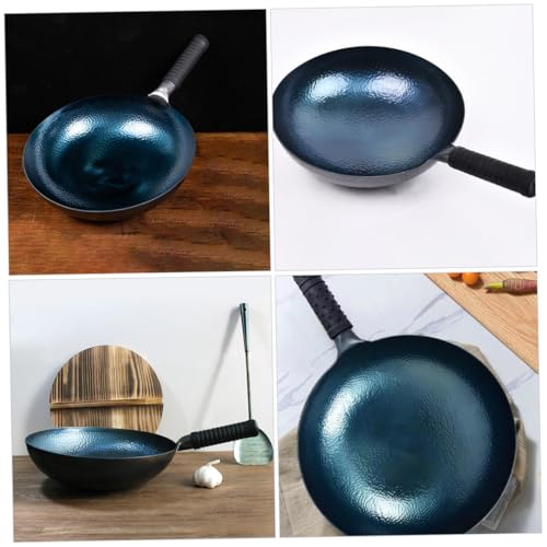 Wok de hierro tradicional martillado SECFOU 48 cm miniatura 3