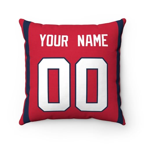 Image of ANTKING Throw Pillow 2 Pack Custom Any Name and Number Personalized Gift for Men Women Boys