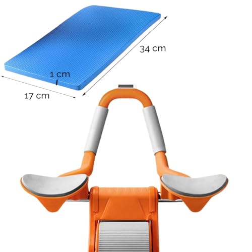 Rolo abdominal y rueda para ejercicios de core con retorno asistido 7