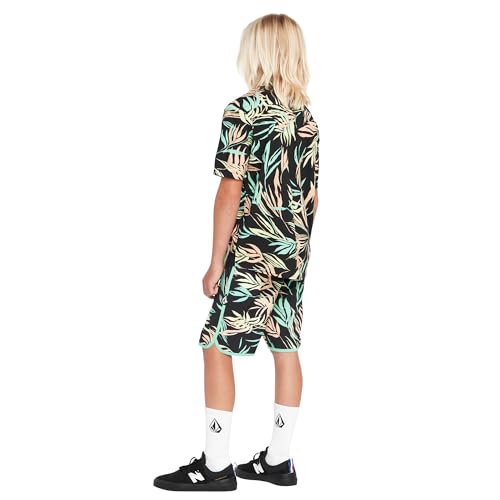 Image of Volcom Boys Bleeding Leaf Mod Black 26