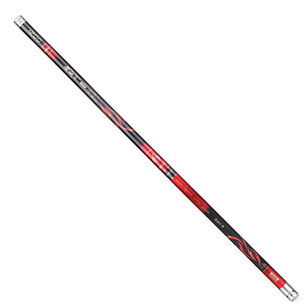 Canna da Pesca telescopica Tradizionale ad Alto tenore di Carbonio, Extra Rigida, da 8M–15M(14m)