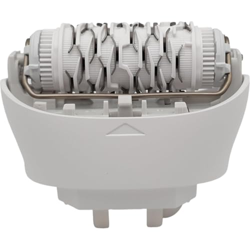 NaschLager 81533164 Embout d'épilation extra large compatible avec Braun Silk‑épil 7 et 9, blanc, tête de rechange avec 40 pinces pour jambes et bras, système...
