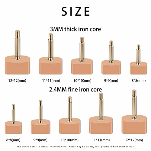 Image of SooGree 20 Pairs U Shaped Heel Caps Cover High Heel Tips Replacement Kit Heel Replacement High Heel Caps Protectors Heels Tips Replacement Dowels for High Heel Shoes