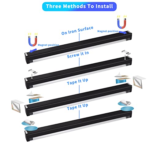 Thlifure VES174 Black Light Bar 10W 1Ft Led Blacklight For Fluorescent Tapestry Poster Body Paint Glow Party Uv Strip Lights thumb #1