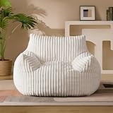sillon puff ♥【Material de primera calidad】: Doble costura, resistente y duradero. Nuestro nuevo material es diferente del algodón tradicional: es ligero, suave, agradable for la piel, resistente a las manchas y no se deforma después del lavado, lo que garantiza la salud de usted y su familia. Además, nuestra cremallera oculta no dañará sus pisos ni a sus hijos.