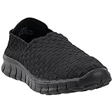 New Corkys Women's Joann Slip Ons Black, Size 9