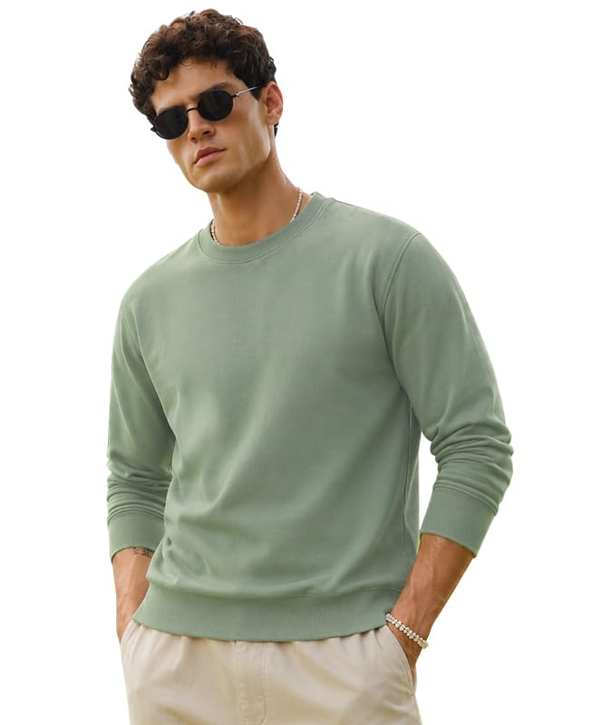 Image of Sleepynuts Men's Full Sleeve Round Neck Fleece Sweatshirt