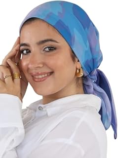 Tie Shop Women Square Printed Crepe Chiffon Scarf