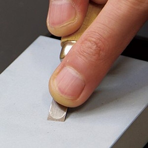 Suehiro: Wood Carving Tools, Finishing Carving Knife Sharpener, Sharpening Stone #3000 With Rubber Stand: Splashing Stone: Hobby Stone, 6 Knives Variation Available #TOP7