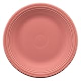 Fiesta® Classic Rim 10.5” Dinner Plate – Durable Ceramic, Lead-Free, Dishwasher/Microwave/Oven Safe – Made in USA - Peony