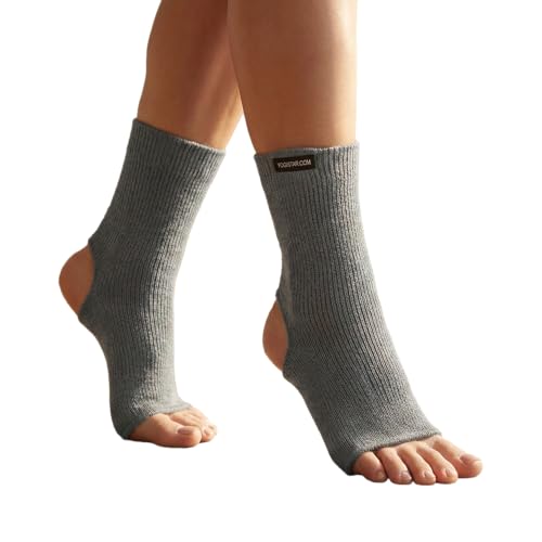 Yogistar Yoga-Socken Graphite - Baumwolle