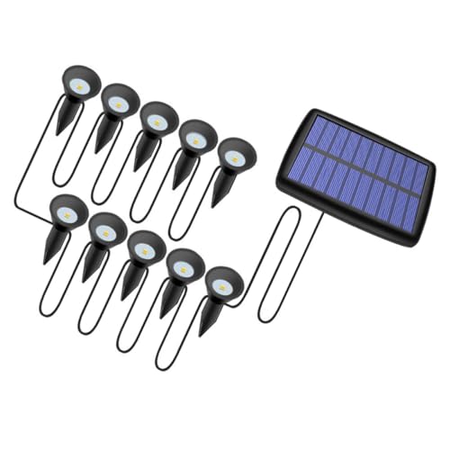 Lampe solaire multicolore sur bâton pour éclairage paysager de pelouse et jardin étanche