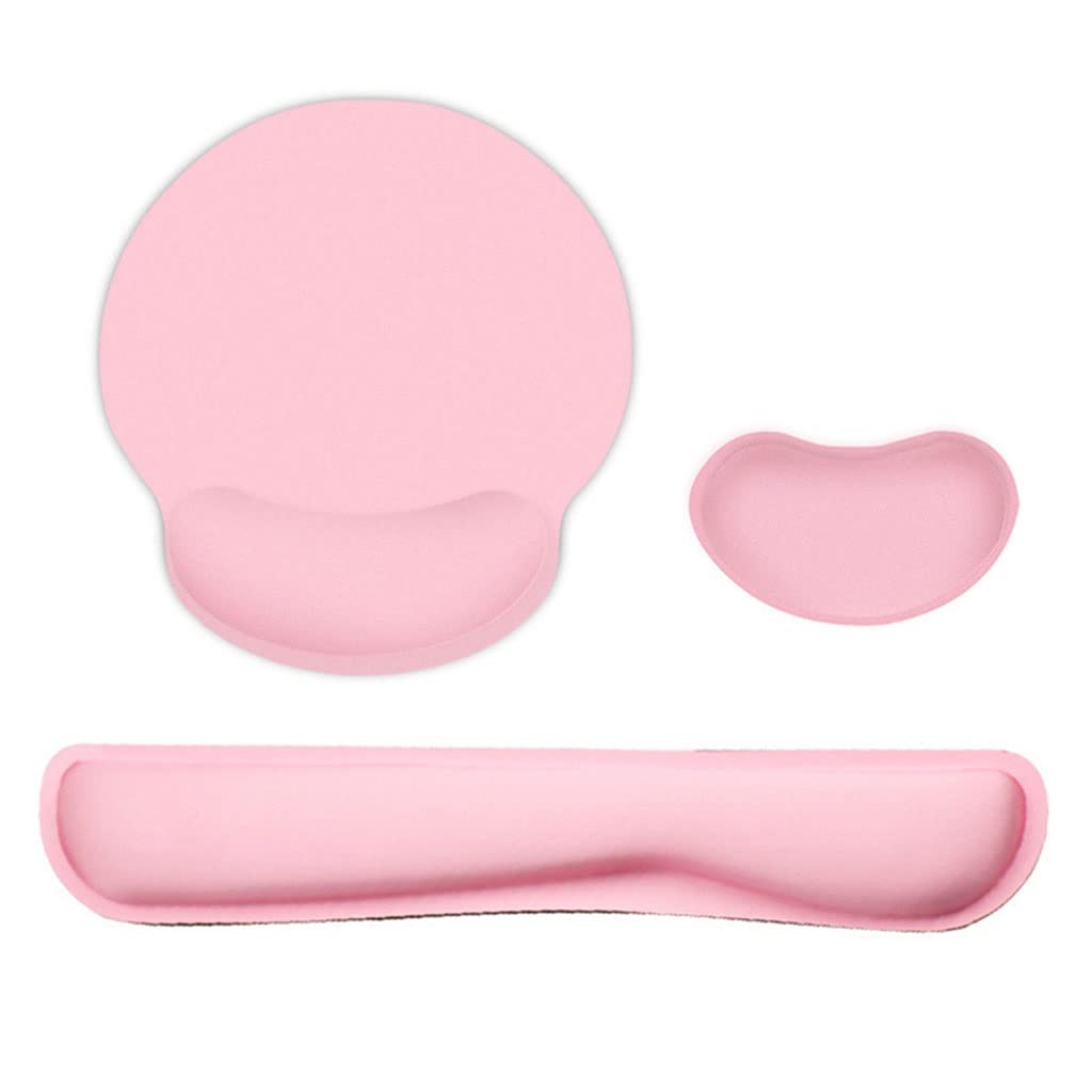 Keyboard Wrist Rest and Ergonomic Memory Foam Wrist Rests for Keyboard and Set D
