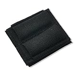2-Round Ammo Holder for Rifles Addition Holder to Rifle with Strong Hook & Loop (2 Holes, Black)