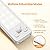 Under Cabinet Rechargeable Dimmable Lighting: 3 Color Temperature Motion Sensor Lights Indoor - Battery Operated Lights - Activated Closet Magnetic Wireless Led Light for Kitchen Home Bathroom Counter