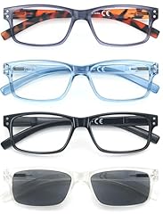 4 Pack-sunreader/Black/Purple Tortoise/Blue