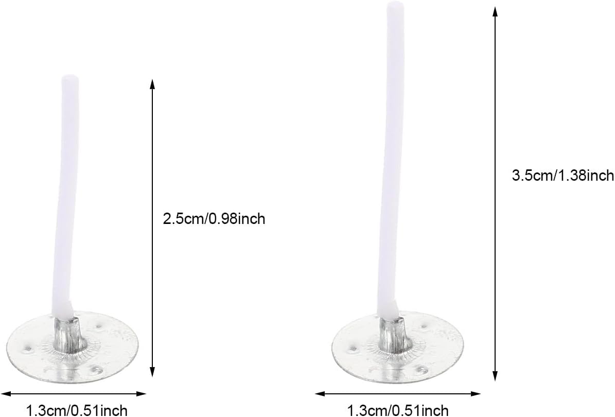 STOBAZA 240pcs DIY Candle Making Tealight Wicks Premium Aluminum Wax Material Suitable for Paraffin Beeswax Vegetable Wax Candles Stable Burn
