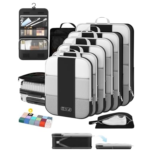 10 Set Compression Packing Cubes Set