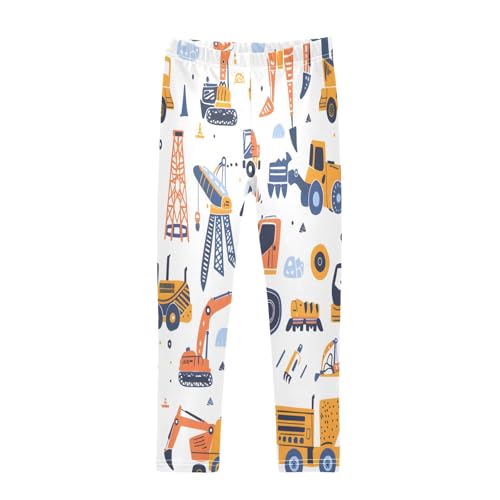 Toddler Girls Leggings Printed Yoga Pants Leggings Building Equipment for Kids