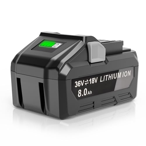 Xeanerol 36V 4.0Ah/18V 8.0Ah Replacement for Metabo HPT Battery Upgrade Lithium Ion Battery Compatible with Metabo HPT Multivolt 36V/18V Cordless Power Tools