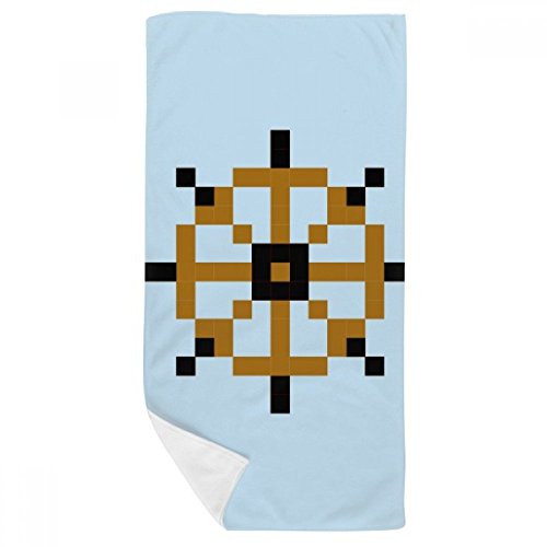 Serviette de bain pixel douce pour éliminer l'humidité du visage 35x70 - 2