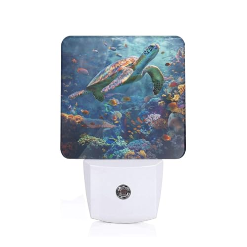 Lámpara nocturna LED decorativa tortuga marina