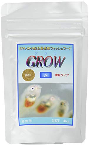 どじょう養殖研究所 グロウ A 微粒タイプ 45g