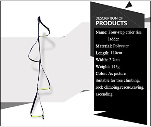 4-Step Etrier Webbing Ladder Climbing Strap