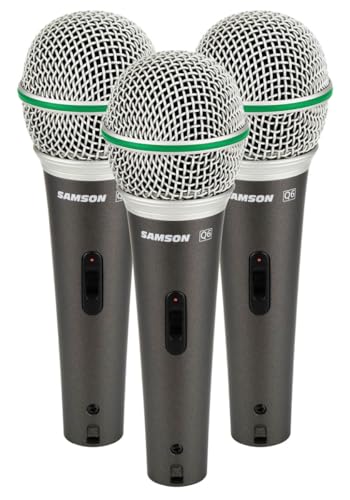 SAMSON Q6 Dynamic Microphone (3-Pack)