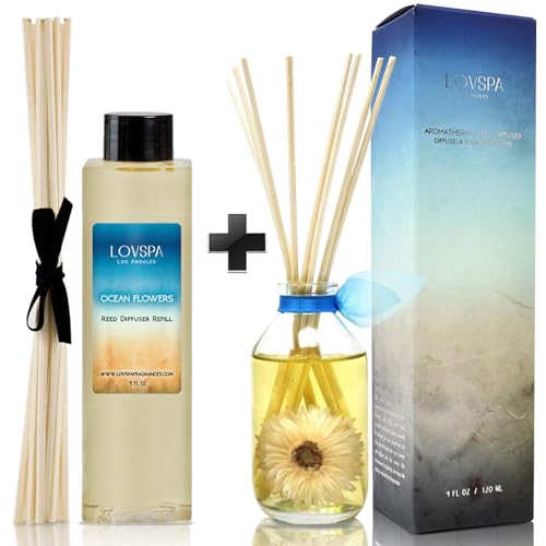 Difusor de varillas Ocean Flowers con recarga 4 oz miniatura 1