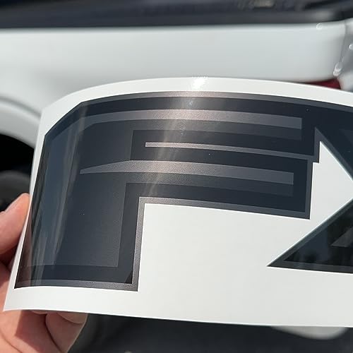 FX4 Off Road Sticker Replacement Sticker F150 Bedside F Truck Super Duty F250 F350 F450 (2015-2018) (Premium Series (Black and Metallic)